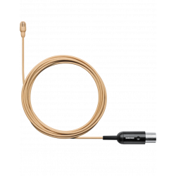 Lavalier Omni. Natural. Sensibilidad Baja. Cable 1.6mm Conector MTQG. Beige