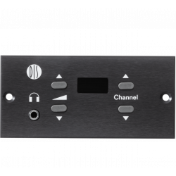 Selector de hasta 32 canales empotrable para DCS6000. Formato horizontal.