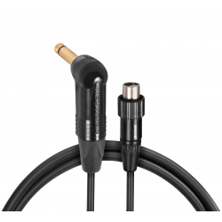 Cable Jack  Neutrik ¼” acodado/TQG para conectar instrumento a Tx de petaca