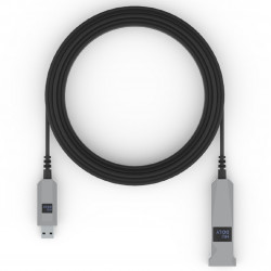 Huddly cable óptico AOC USB tipo A macho-hembra de 10 mts.