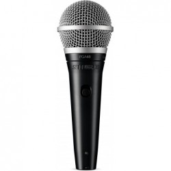 Micrófono Dinámico Vocal con Pinza y Cable XLR / XLR