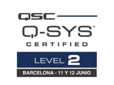 Q-SYS Level 2, Barcelona 11 y 12 de junio
